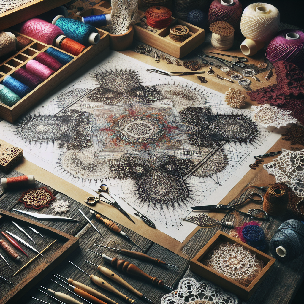 A strategic lace design plan